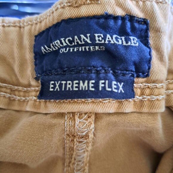 American Eagle Men's Extreme Flex 38 x 32 Khaki Pants - Picture 5 of 7